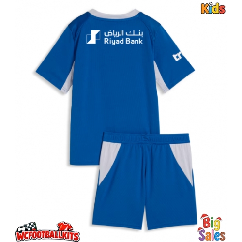 Al-Hilal Replica Home Stadium Kit for Kids 2026-27 Short Sleeve (+ pants)